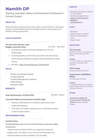 My Resume